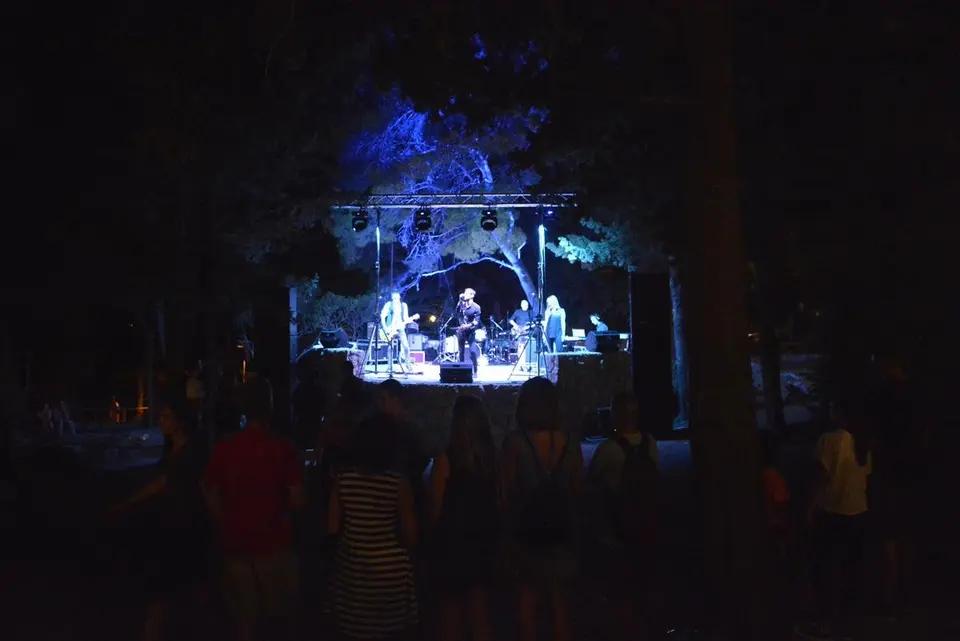 Pozornica u šumi noću, 2017.
